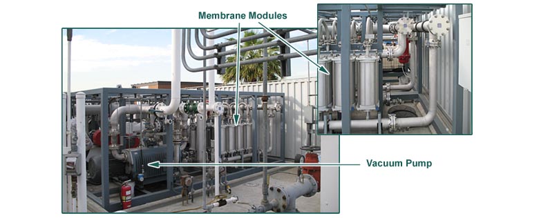 Membrane Modules Installed at Petro-Diamond